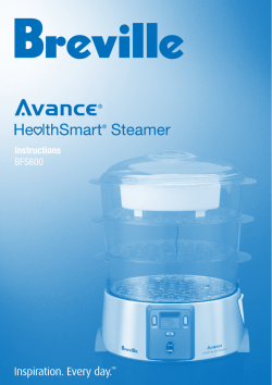 Instructions BFS600