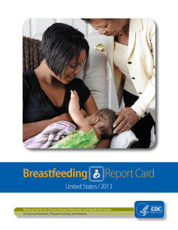 Breastfeeding Report Card United States / 2013