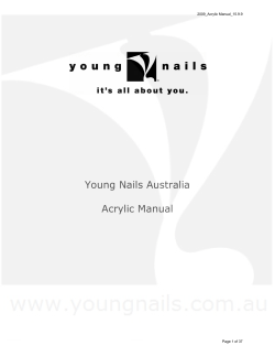 Young Nails Australia Acrylic Manual  