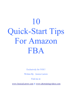 10 Quick-Start Tips For Amazon