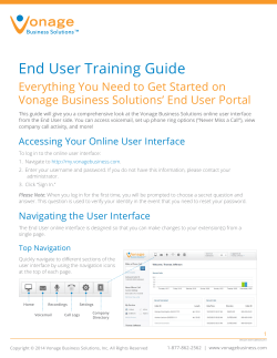 End User Training Guide Everything You Need to Get Started on