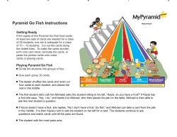 Pyramid Go Fish Instructions Getting Ready