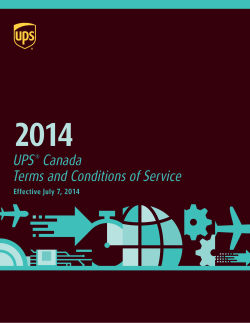 2014 UPS Canada