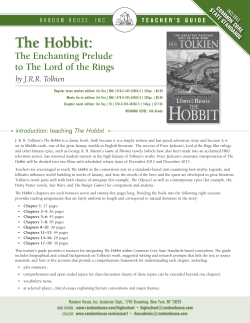 The Hobbit:  The Enchanting Prelude to The Lord of the Rings