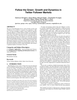 Follow the Green: Growth and Dynamics in Twitter Follower Markets