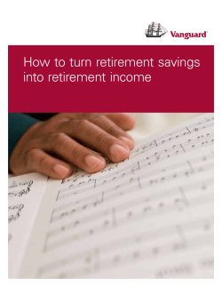 How to turn retirement savings into retirement income