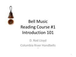 Bell Music Reading Course #1 Introduction 101 D. Rod Lloyd