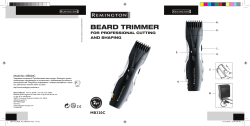 BEARD TRIMMER FOR PROFESSIONAL CUTTING AND SHAPING 6.