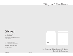 Viking Use &amp; Care Manual