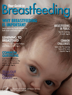 Breastfeeding Why Breastfeeding is imPortant Your Guide to