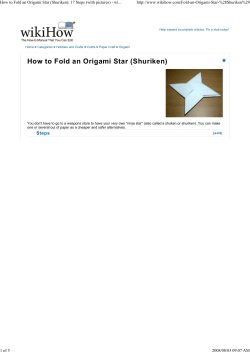 How to Fold an Origami Star (Shuriken): 17 Steps (with...