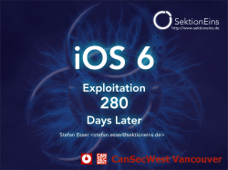 iOS 6 280 Exploitation Days Later