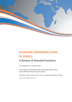 ECONOMIC DIVERSIFICATION IN AFRICA A Review of Selected Countries