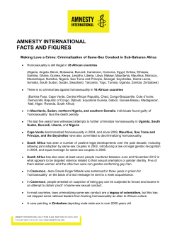 AMNESTY INTERNATIONAL FACTS AND FIGURES