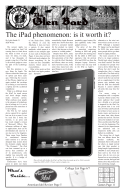 The iPad phenomenon: is it worth it?