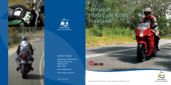 Tasmanian Motorcycle Riders’ Handbook