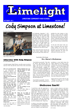 Cody Simpson at Limestone!