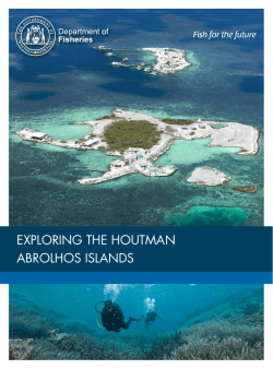 EXPLORING THE HOUTMAN ABROLHOS ISLANDS