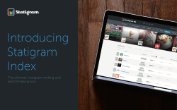 Introducing Statigram Index The ultimate Instagram ranking and