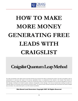 HOW TO MAKE MORE MONEY GENERATING FREE