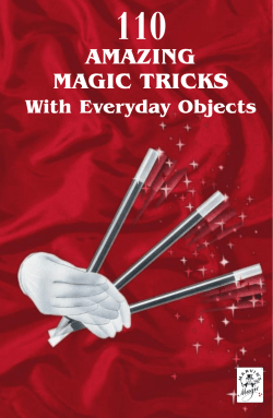 110 AMAZING MAGIC TRICKS With Everyday Objects