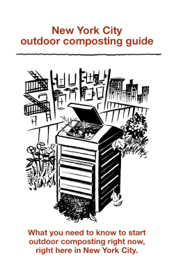 New York City outdoor composting guide outdoor composting right now,