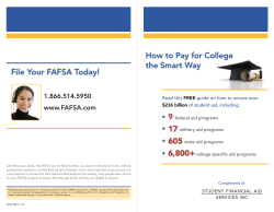 How to Pay for College the Smart Way File Your FAFSA Today! 9