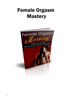 Female Orgasm Mastery 1