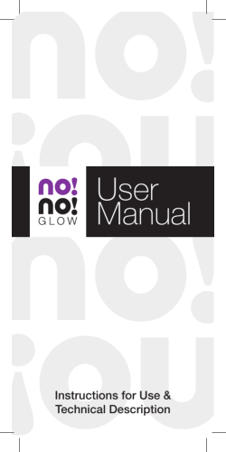 User Manual  Instructions for Use &amp;