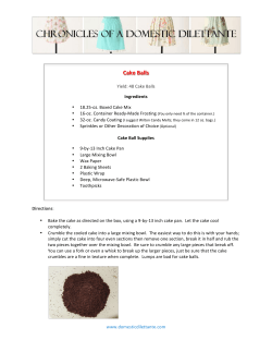 ! Cake!Balls! &bull;  18.259oz.!Boxed!Cake!Mix! &bull;  169oz.!Container!Ready9Made!Frosting!