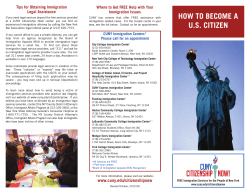 HOW TO BECOME A Tips for Obtaining Immigration Legal Assistance