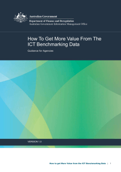 How To Get More Value From The ICT Benchmarking Data