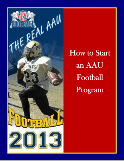 How to Start an AAU Football
