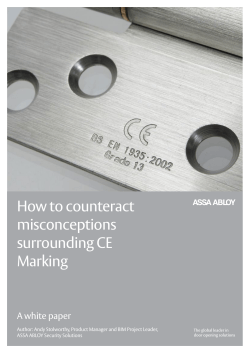 How to counteract misconceptions surrounding CE Marking