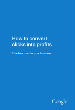 How to convert clicks into profits Five free tools for your business