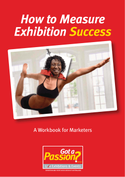 How to Measure Exhibition Success A Workbook for Marketers