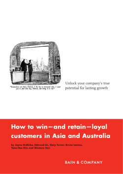 How to win—and retain—loyal customers in Asia and Australia