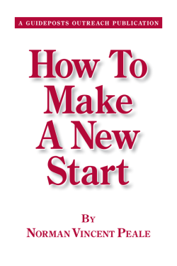 How To Make A New Start