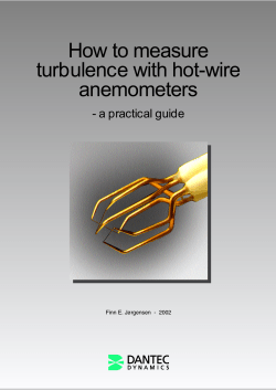 How to measure turbulence with hot-wire anemometers - a practical guide