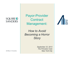 Payor-Provider Contract Management: How to Avoid