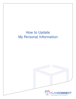 How to Update My Personal Information