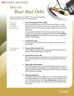 Beat that Debt How to