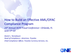 How to Build an Effective AML/OFAC Compliance Program 23