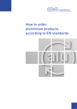 How to order aluminium products according to EN standards