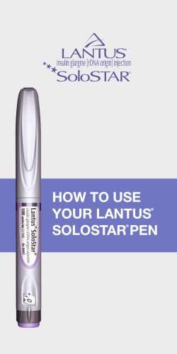how To SToRe YoUR openeD LAnTUS SoLoSTAR pen