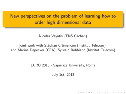 New perspectives on the problem of learning how to
