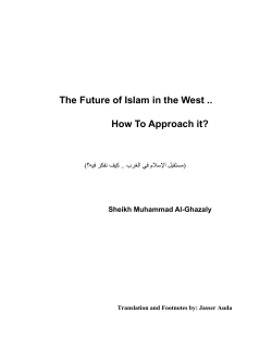 The Future of Islam in the West .. )