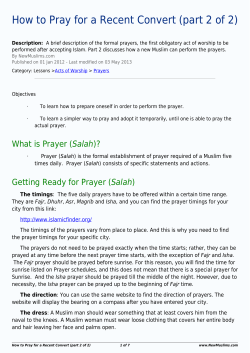 How to Pray for a Recent Convert (part 2 of 2)