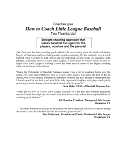 How to Coach Little League Baseball Coaches give Two Thumbs Up!