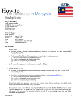 How to Do Business in Malaysia